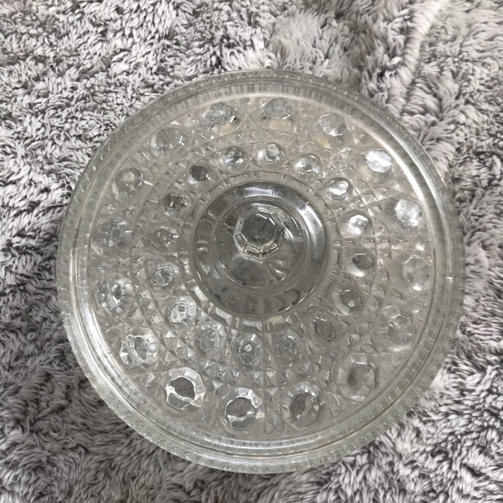 glass bowl with lid